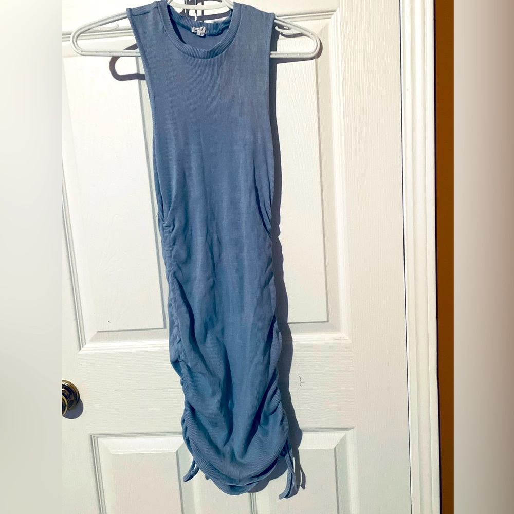 Baby blue dress